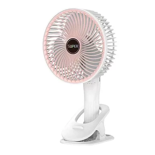 پنکه شارژی مدل Circulation Clamp Fan-2000 ظرفیت 1200 میلی آمپر ساعت