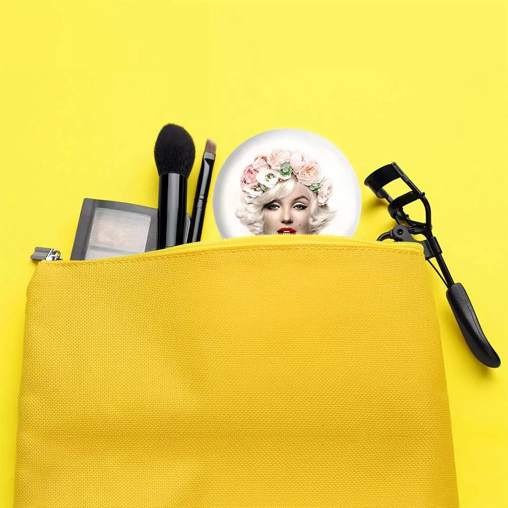 آینه جیبی خندالو طرح مرلین مونرو کد 3978