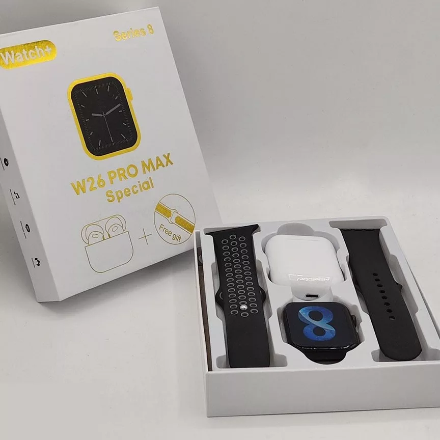 ساعت هوشمند مدل W26-ProMax Special به همراه هدفون بلوتوثی