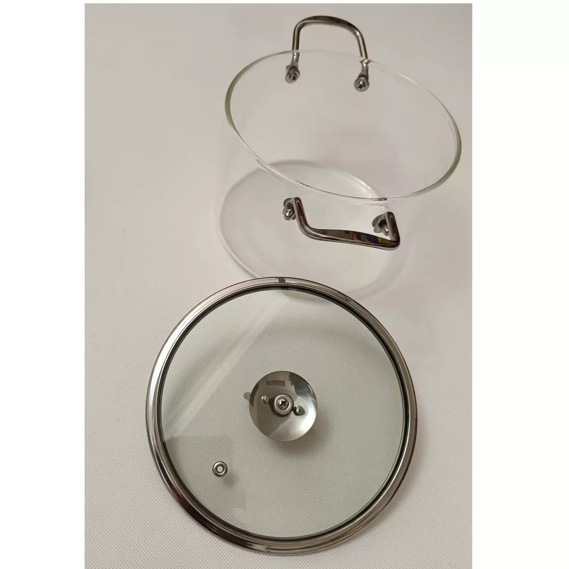 سرویس قابلمه 2 پارچه مدل شعله مستقیم شیشه ایی NC23,NC24