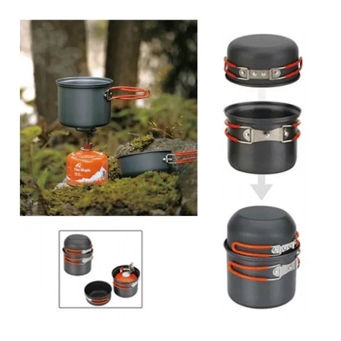 مجموعه ظروف سفری دونفره کمپینگ فایرمپل مدل FMC-207