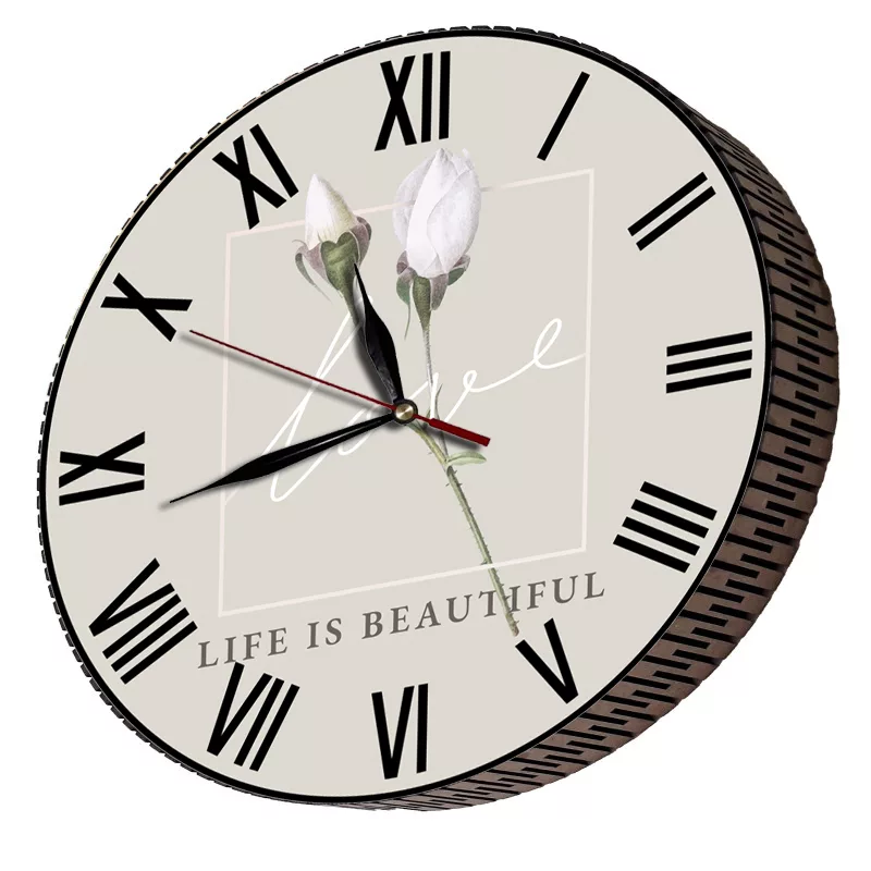 ساعت دیواری مدل زندگی زیباست