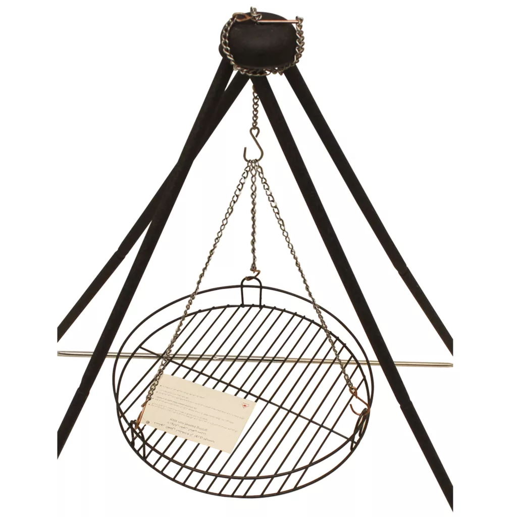 استند و ساج و گریل سفری کوه‌مان مدل 4POD GRILLWOK