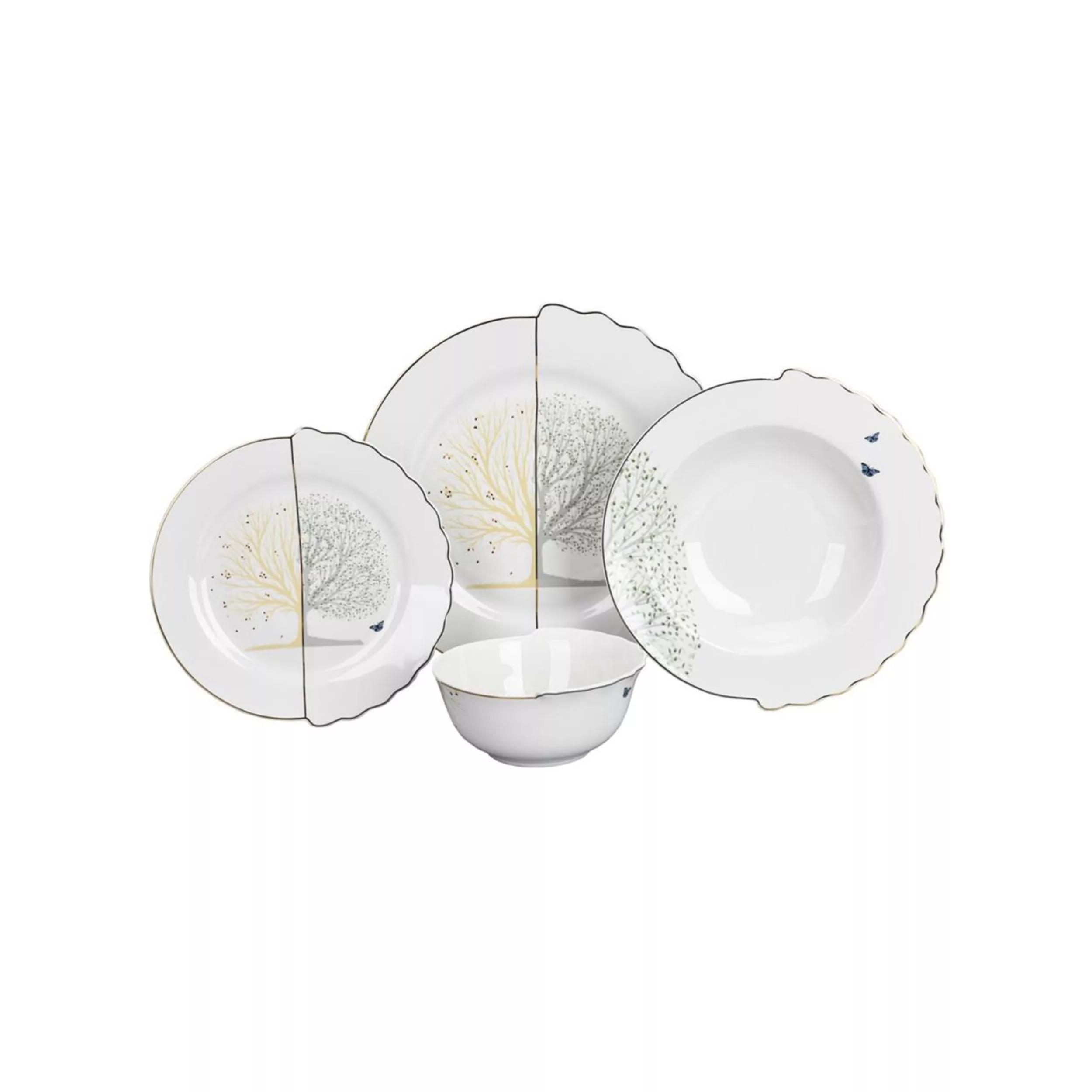 سرویس غذاخوری 24 پارچه نوا مدل N3277 سرویس غذاخوری 24 پارچه نوا مدل N3277