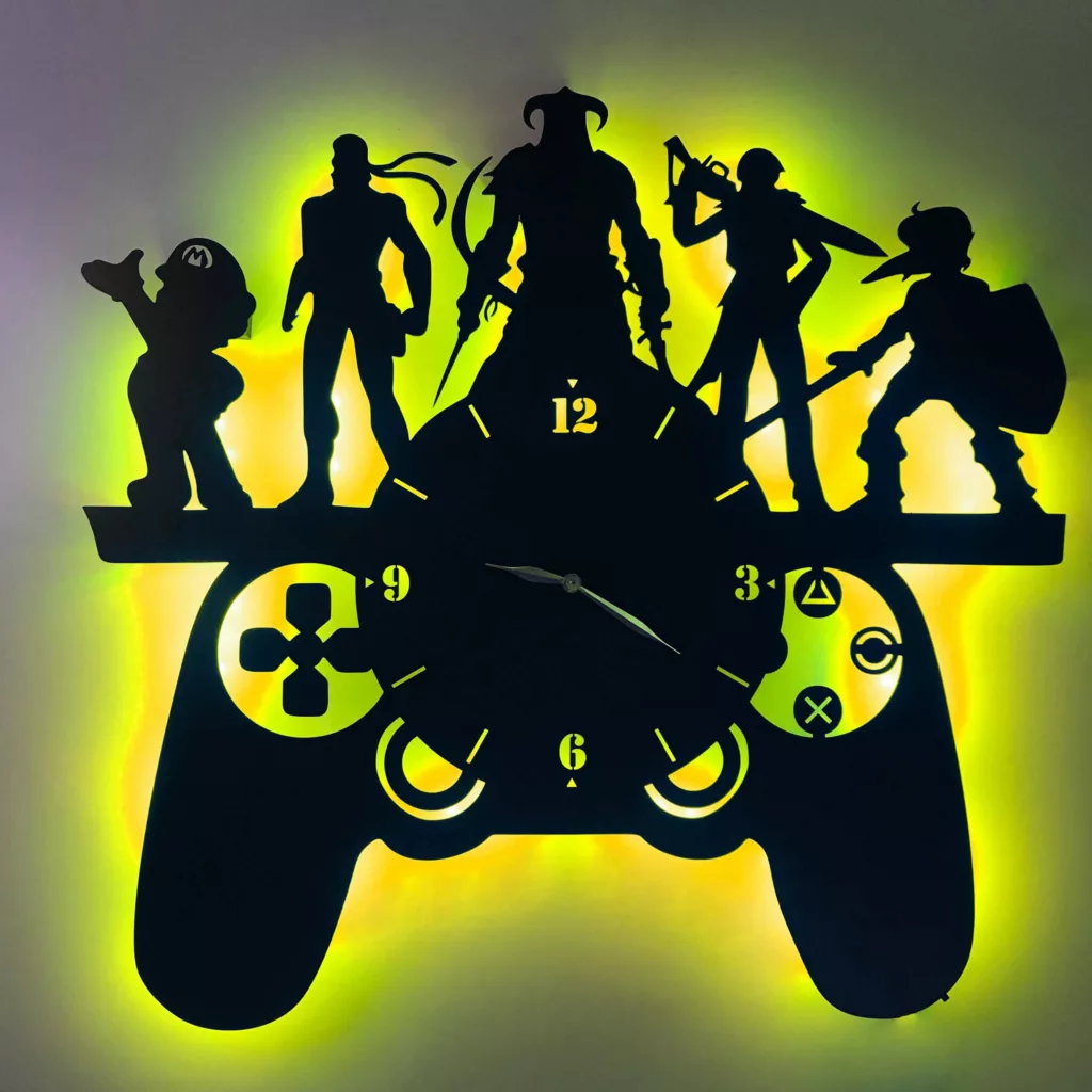 ساعت دیواری مدل گیمینگ