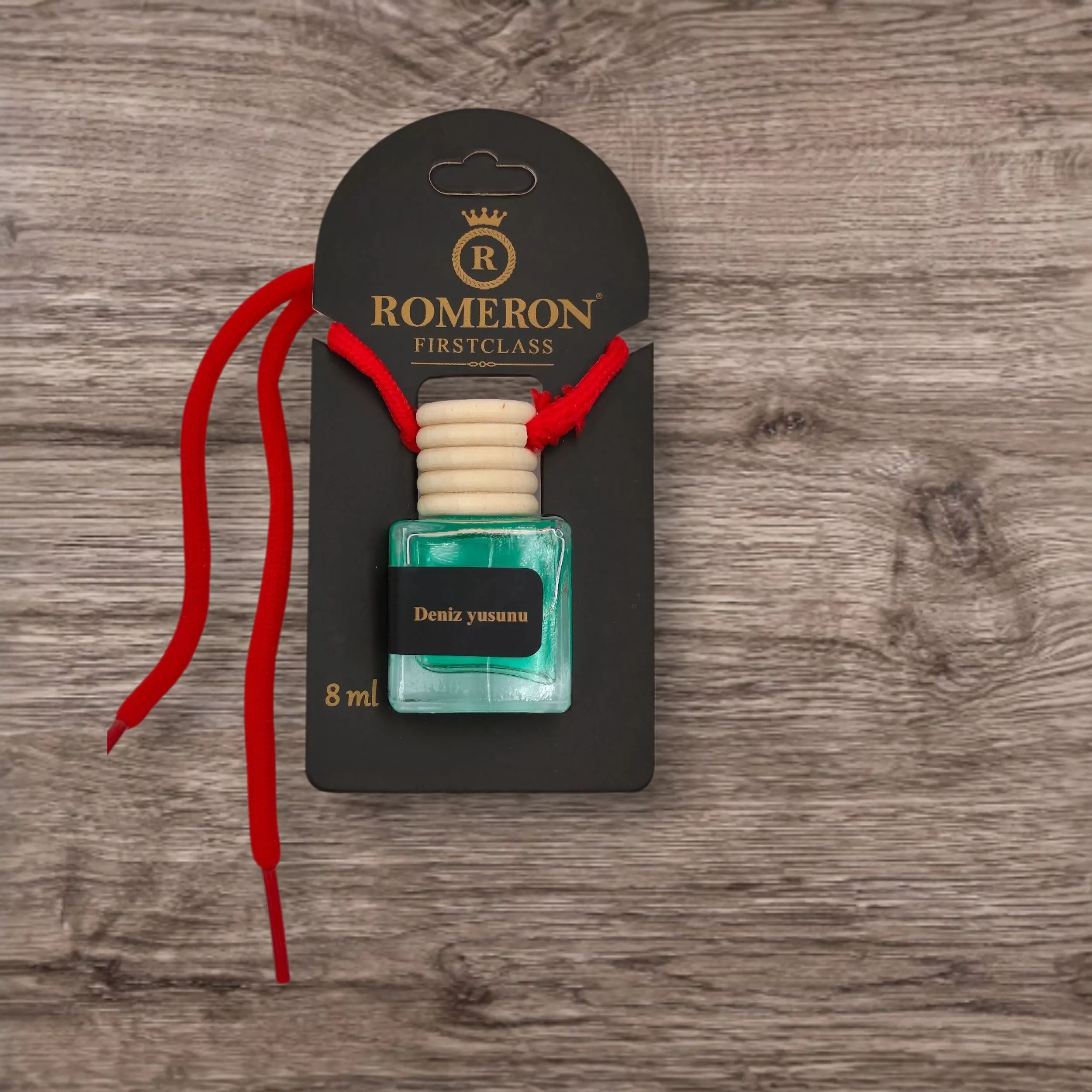 خوشبوکننده خودرو مدل رومِرون با رایحه جلبک دریایی  حجم 8 میلی لیتر