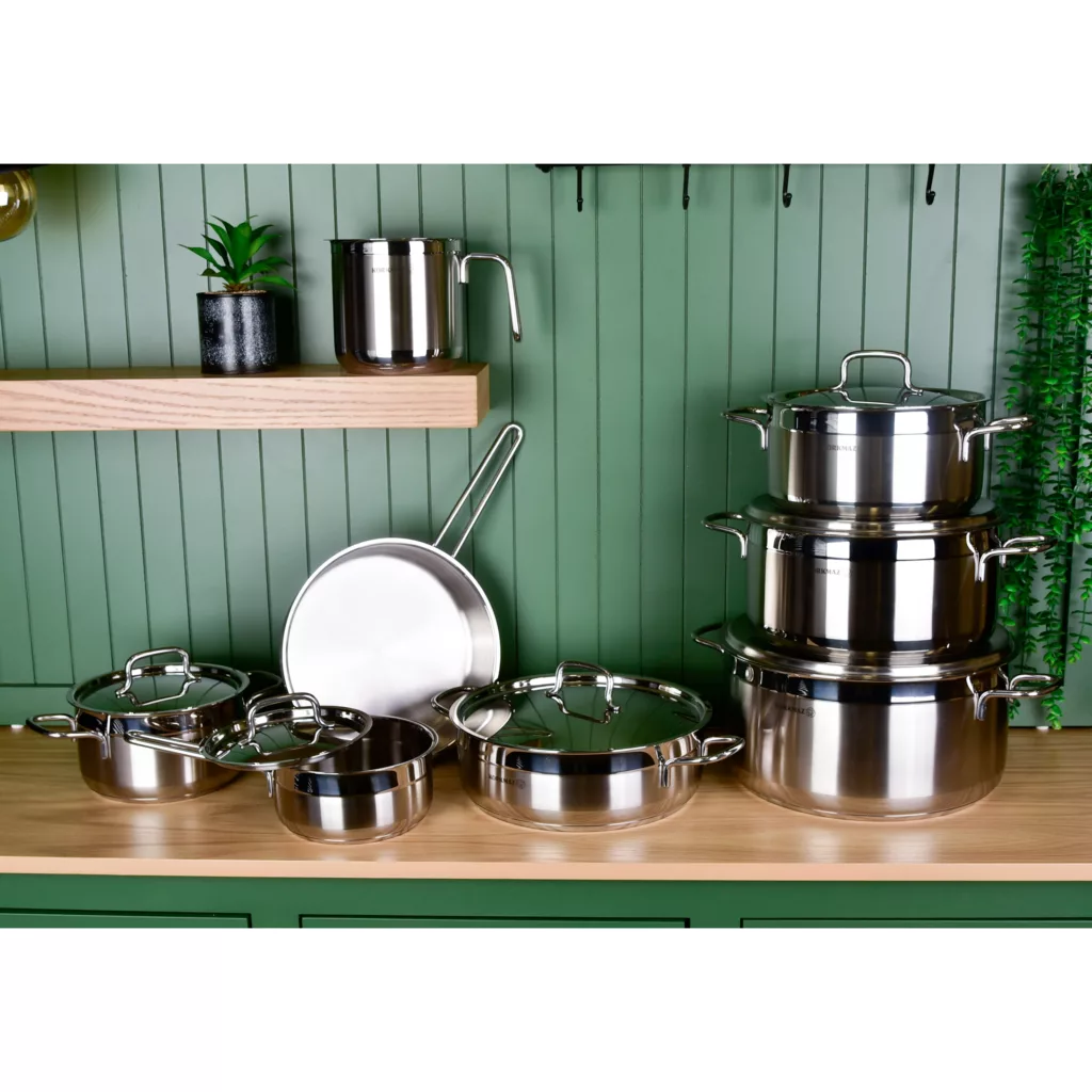 سرویس قابلمه و تابه 14 پارچه کرکماز مدل آلفا گرند کد 1089