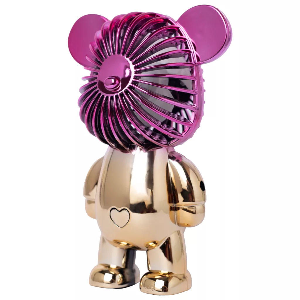 پنکه شارژی مدل خرس فانتزی