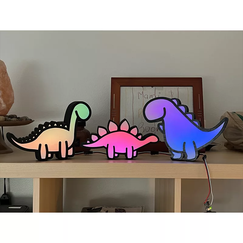 آباژور رومیزی کودک مدل دایناسور 2