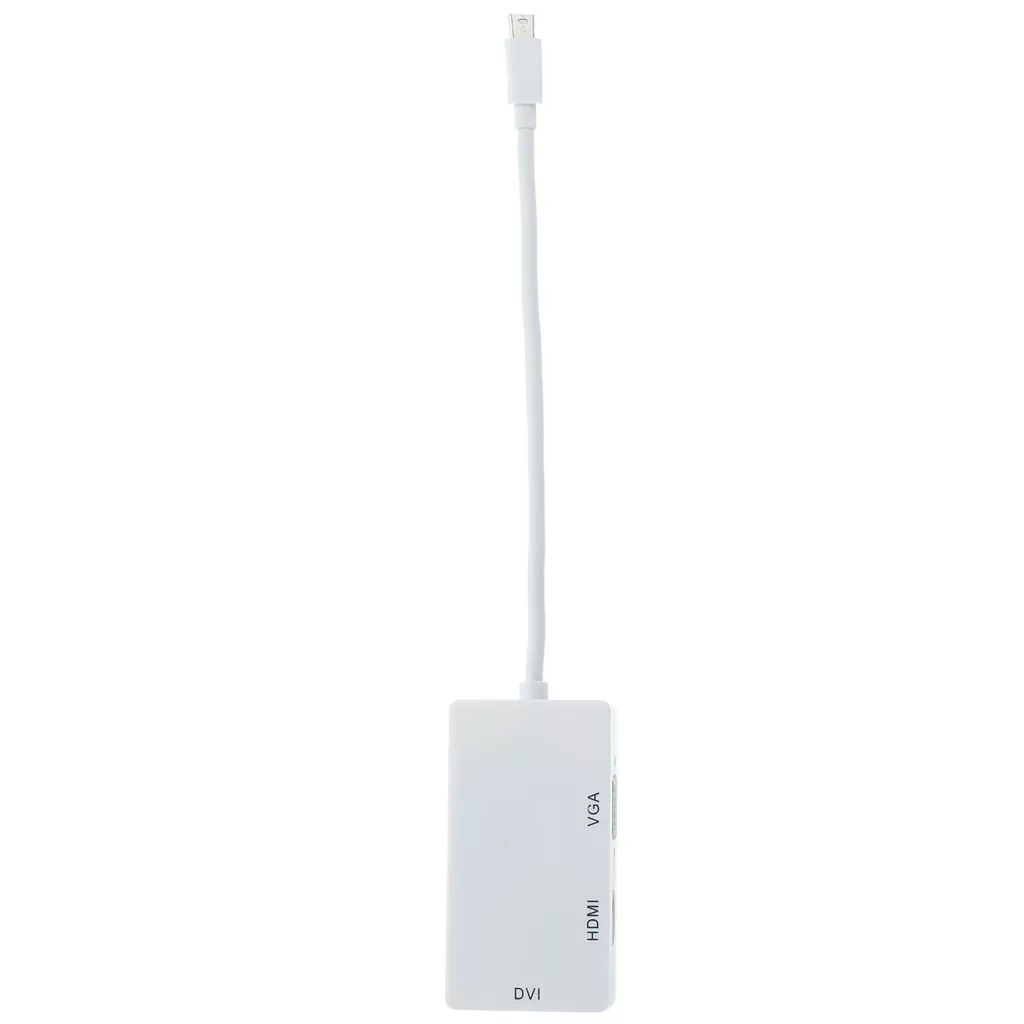 مبدل Mini DisplayPort به DVI/HDMI/VGA مدل Audio Support