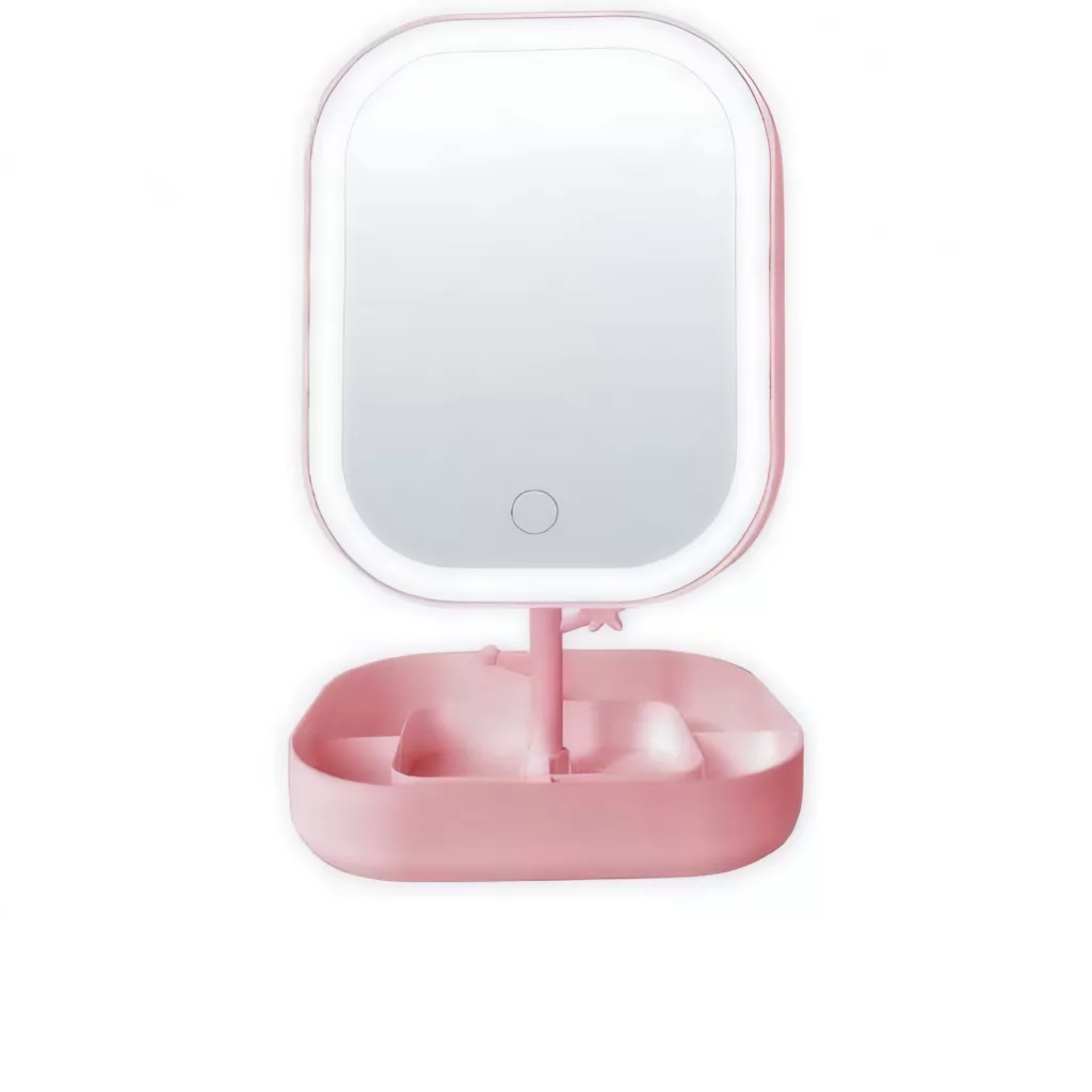 آینه آرایشی رینگ‌لایت‌دار مدل WD-004-01