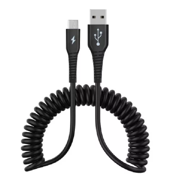 کابل usb به USB-C ایتی لینک مدل فنری طول 1 متر