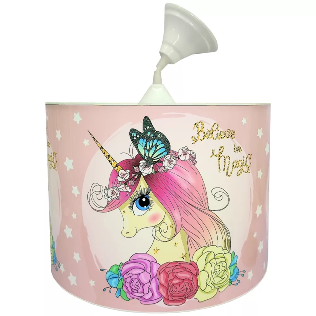 لوستر کودک مدل اسب تک شاخ