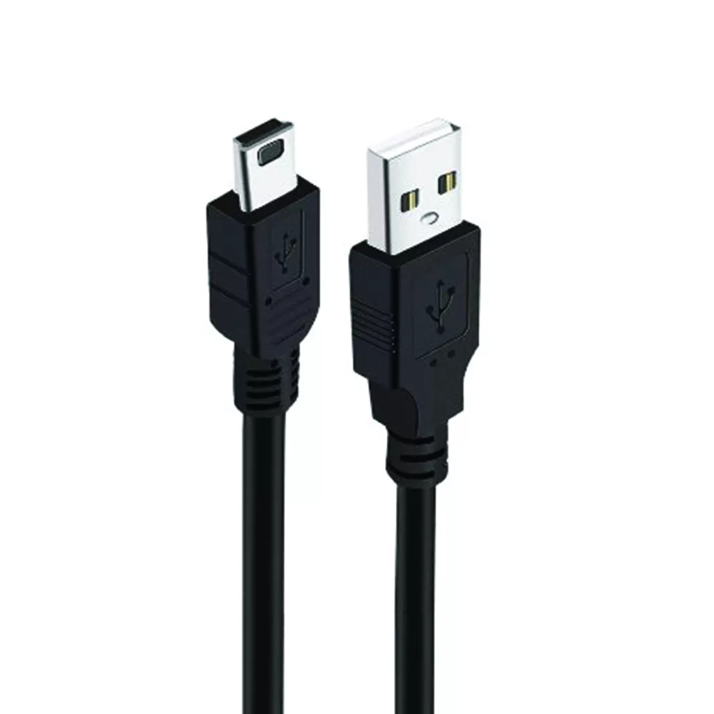 کابل تبدیل USB به Mini USB مدل 2023 به طول 0.45 متر