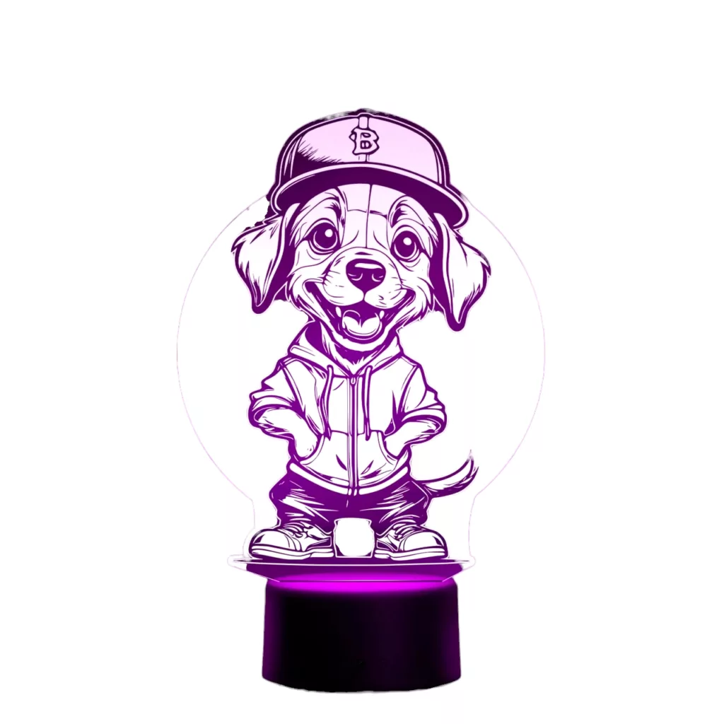 چراغ خواب اتاق کودک مدل بالبینگ سگ 5