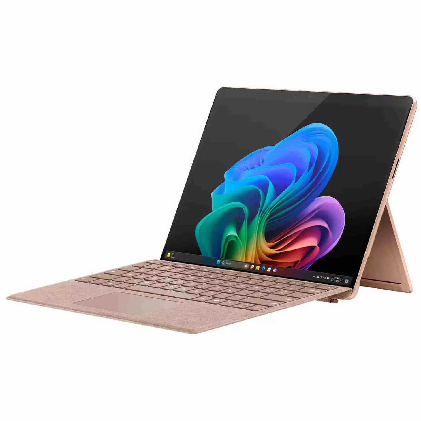 تبلت 13 اینچی مایکروسافت مدل Surface Pro 11-Snapdragon X Plus LCD ظرفیت 512 گیگابایت و رم 16 گیگابایت به همراه کیبورد Surface Pro Copilot