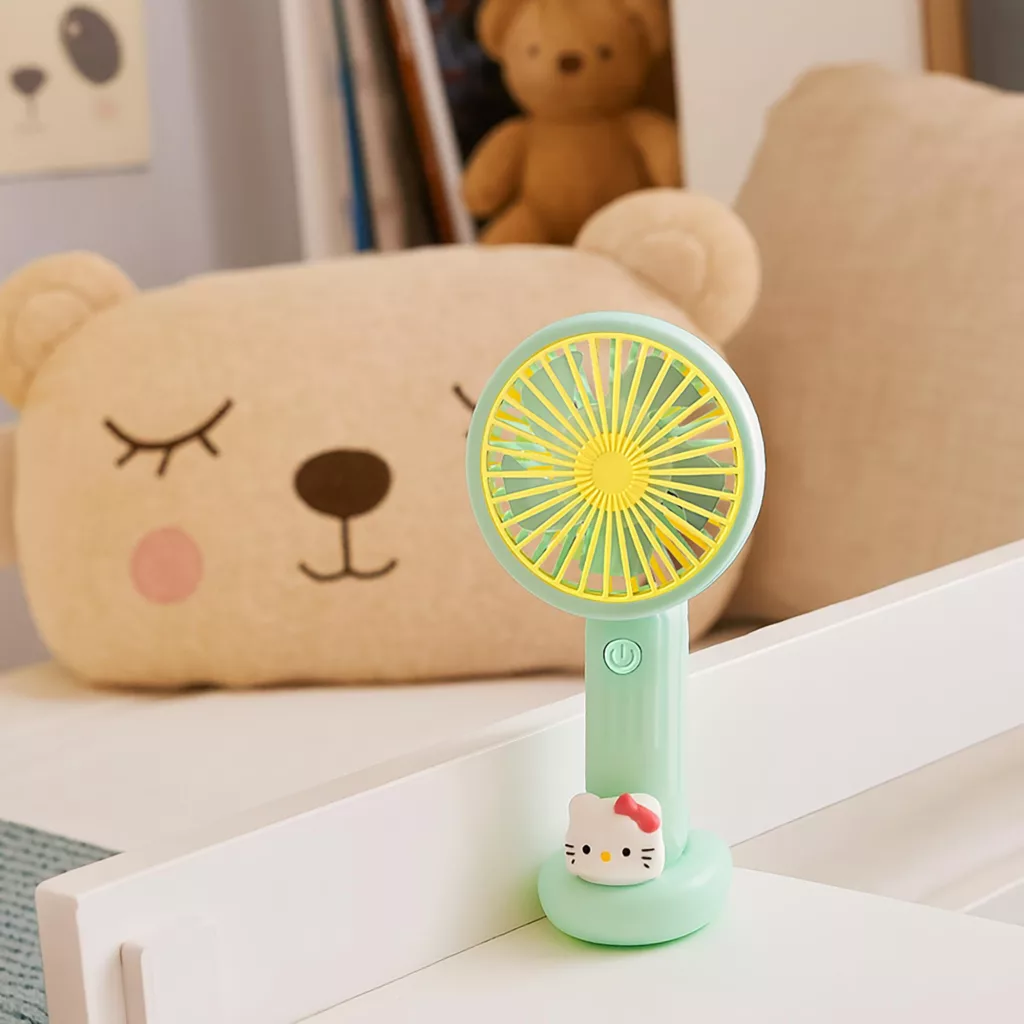 پنکه شارژی مدل کیتی طرح سه حالت باد ظرفیت 400 میلی آمپر