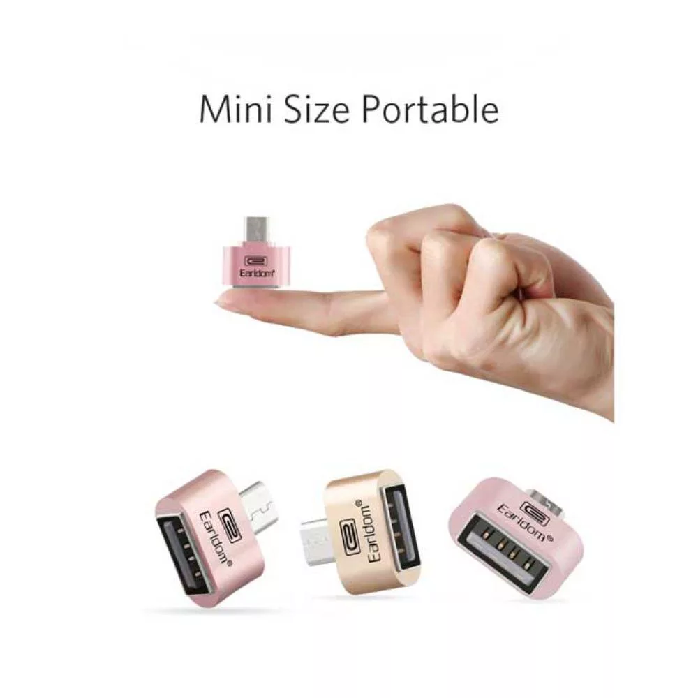 مبدل OTG USB به microUSB ارلدام مدل ET-OT01