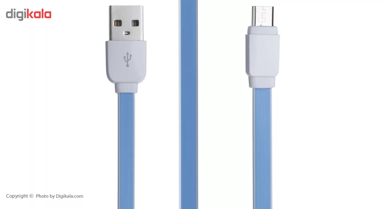 کابل تبدیل USB به microUSB الدینیو مدل XS-07 طول 1 متر