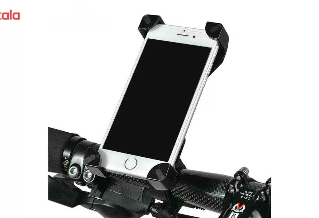 پایه نگهدارنده موبایل مناسب موتور و دوچرخه چهار گوشه مدل Universal Bike Holder