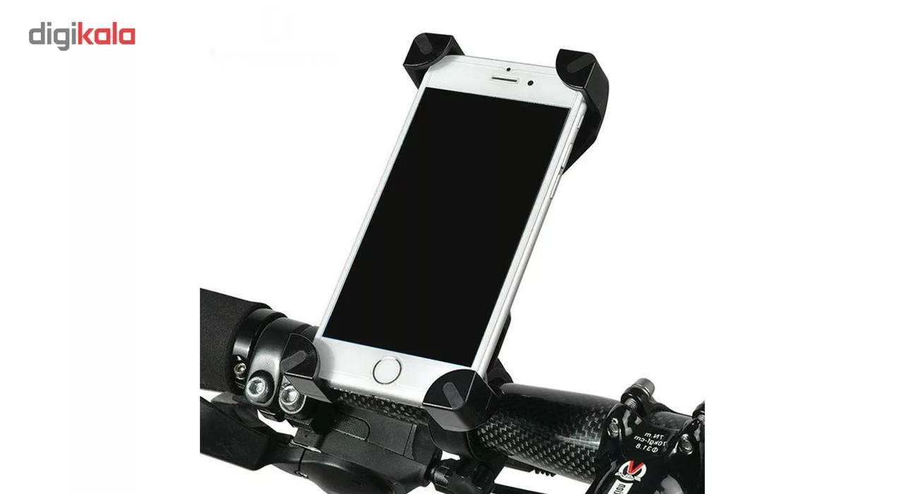پایه نگهدارنده موبایل مناسب موتور و دوچرخه چهار گوشه مدل Universal Bike Holder