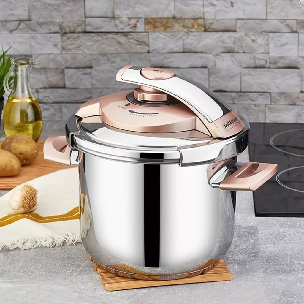 زودپز دوقلو کاهرمانلار مدل Delux گنجایش 6 لیتر