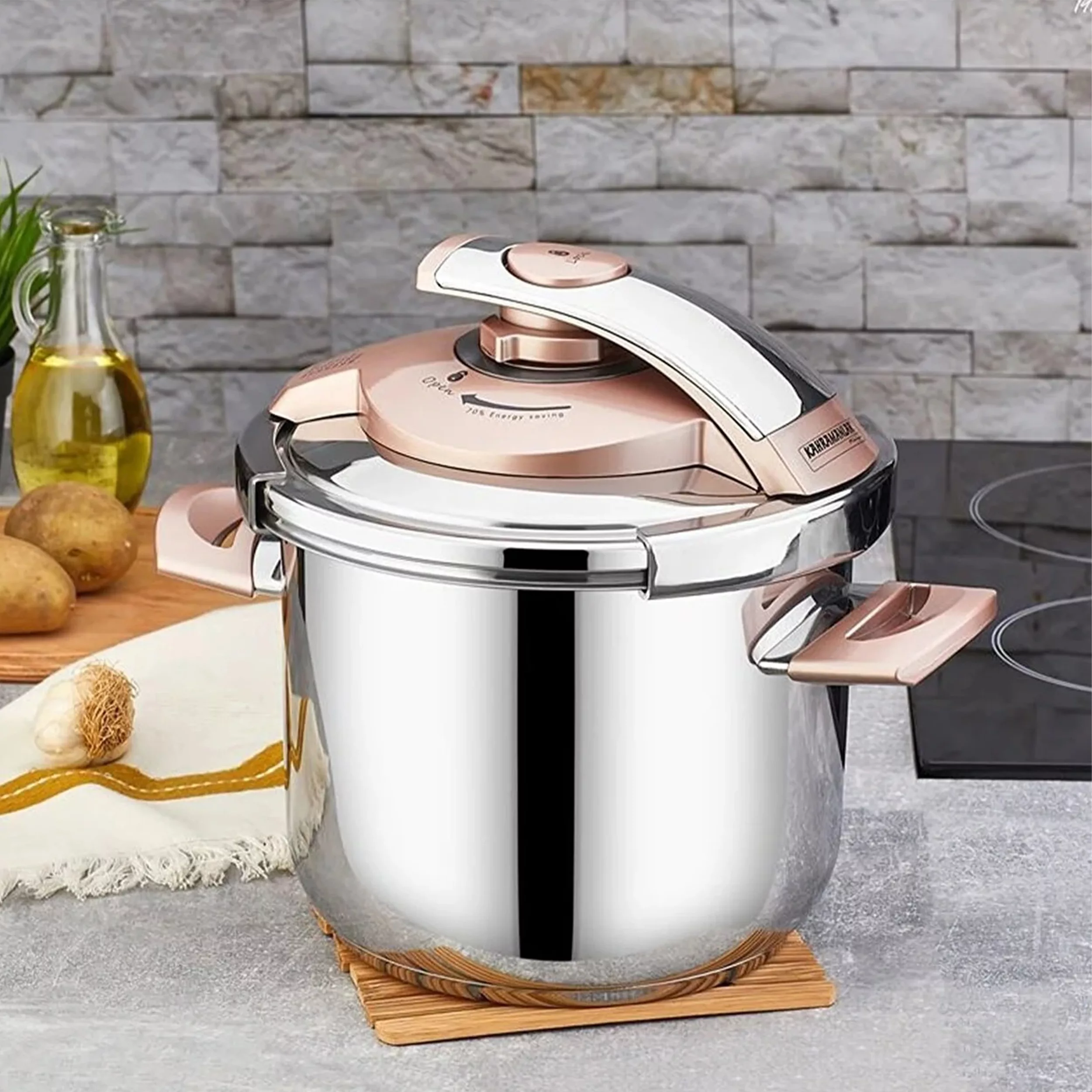 زودپز دوقلو کاهرمانلار مدل Delux گنجایش 6 لیتر