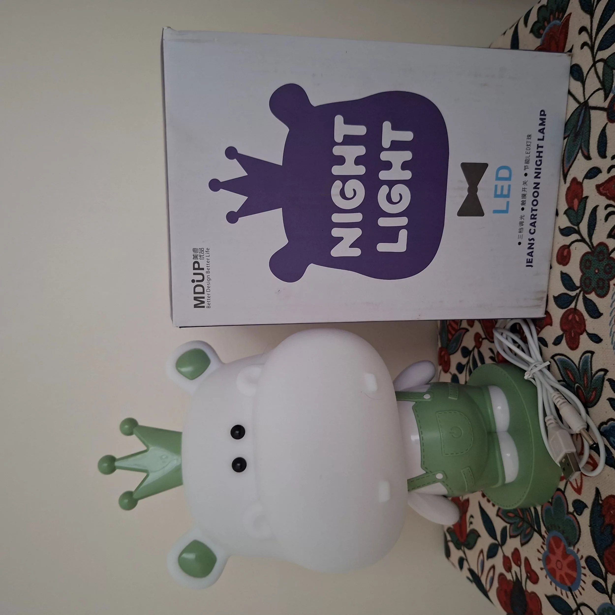 چراغ خواب اتاق کودک مدل اسب آبی