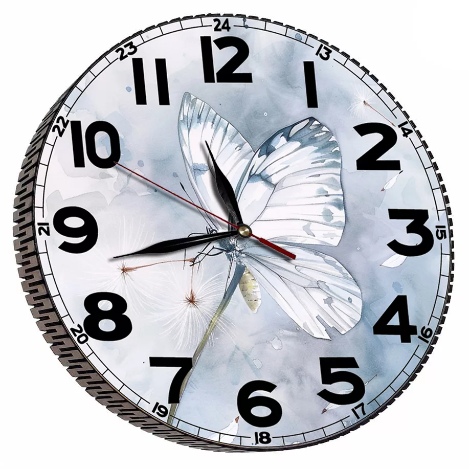 ساعت دیواری مدل پروانه