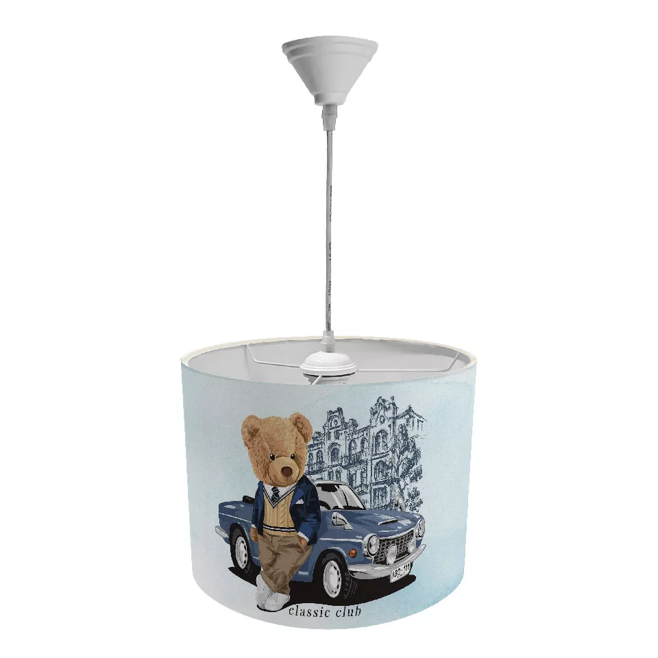 لوستر کودک طرح خرس تدی و ماشین مدل PD-035