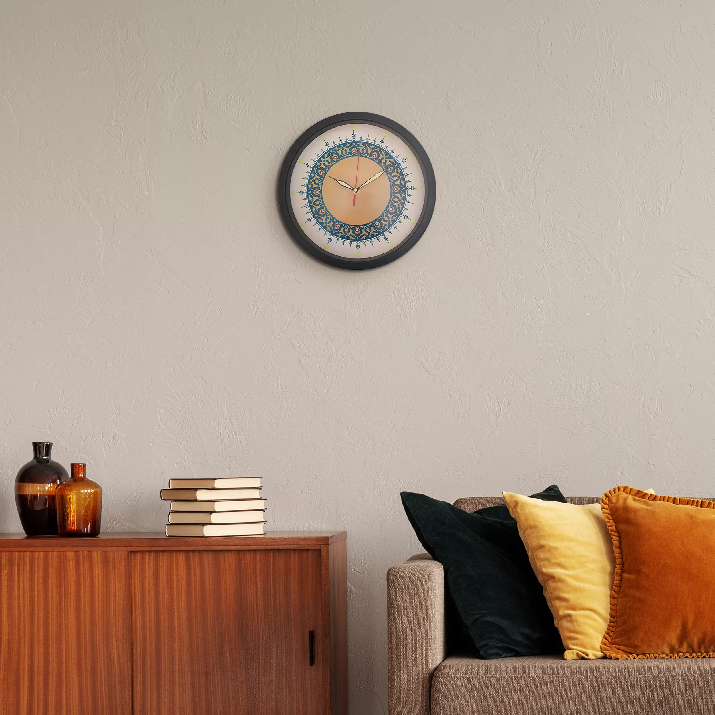 ساعت دیواری مدل اسلیمی کد 12027