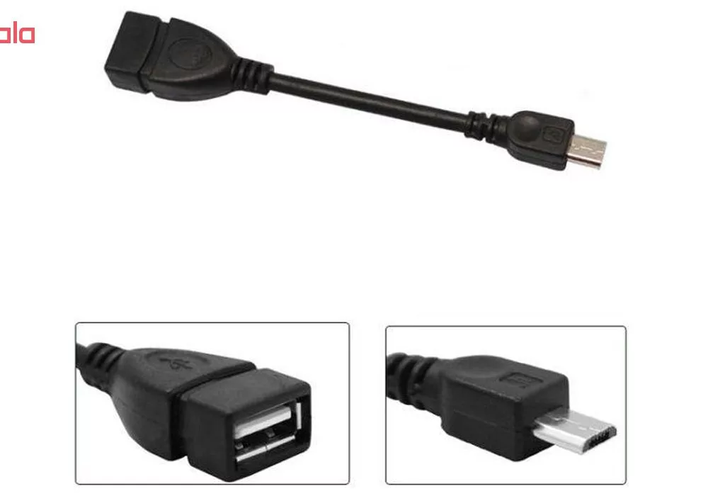 کابل تبدیل USB به microUSB مدل st-15 به طول 14 سانتی متر