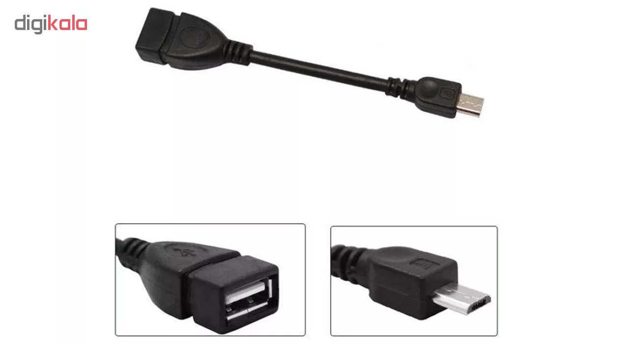 کابل تبدیل USB به microUSB مدل st-15 به طول 14 سانتی متر