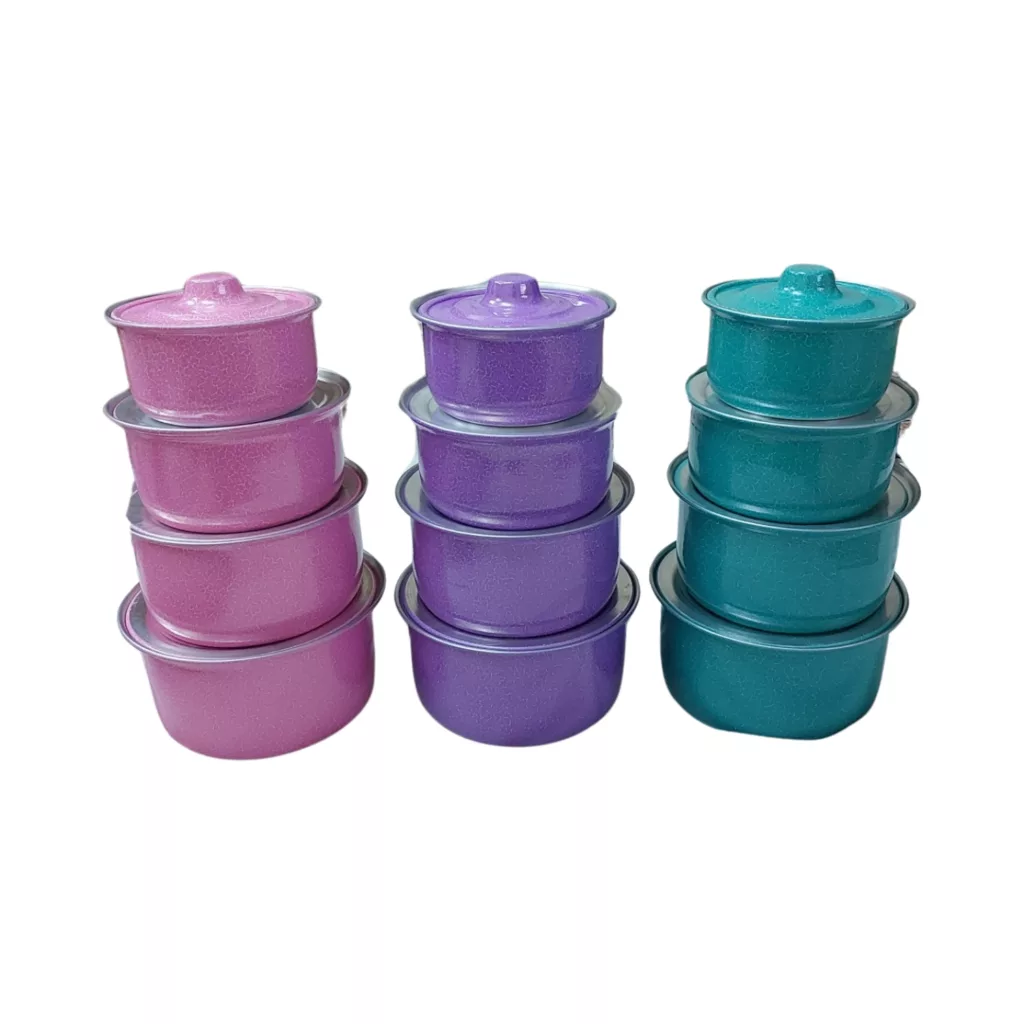 سرویس قابلمه 8 پارچه مدل روحی رنگی