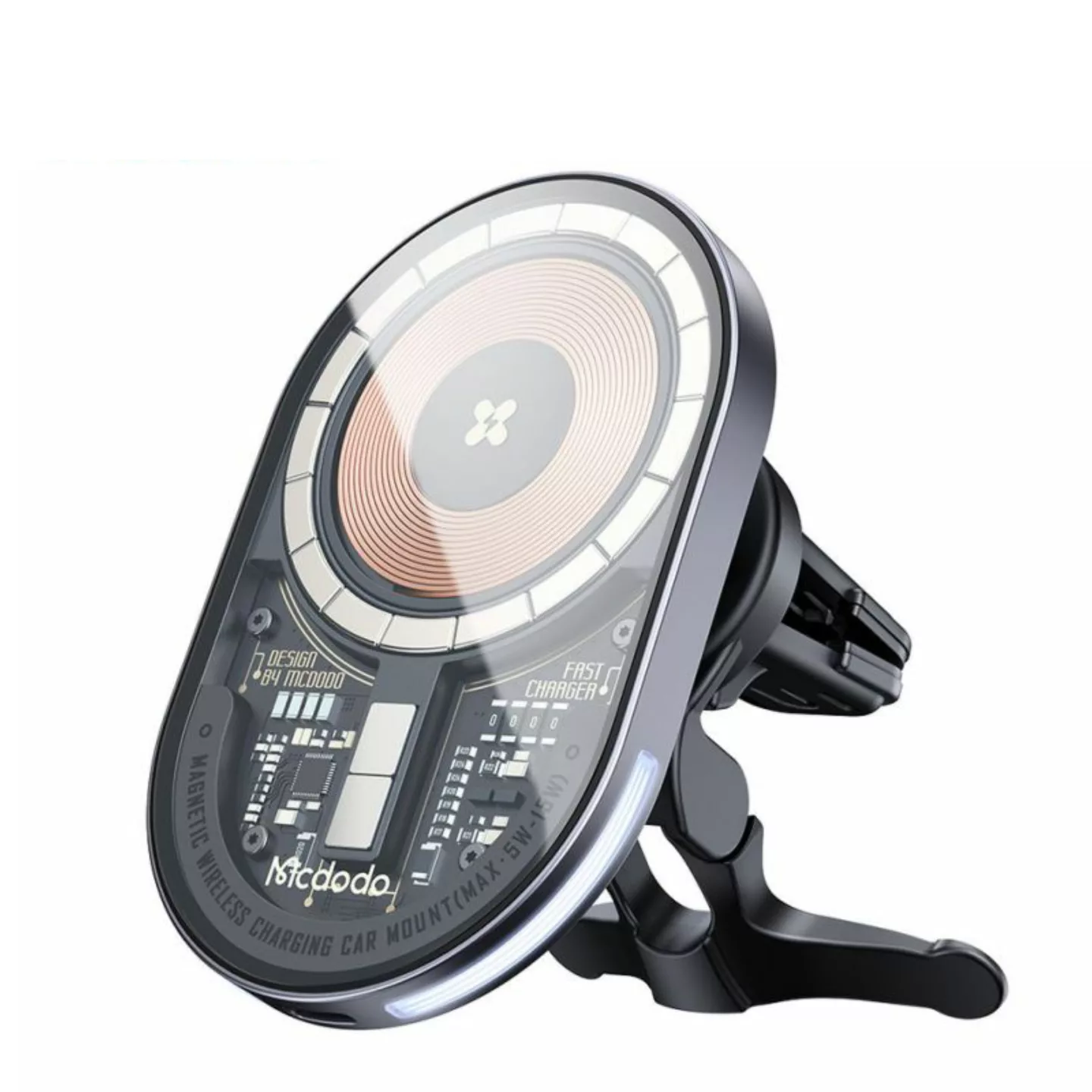 پایه نگهدارنده و شارژر بی سیم گوشی موبایل مک دودو مدل CH-2340 پایه نگهدارنده و شارژر بی سیم گوشی موبایل مک دودو مدل CH-2340