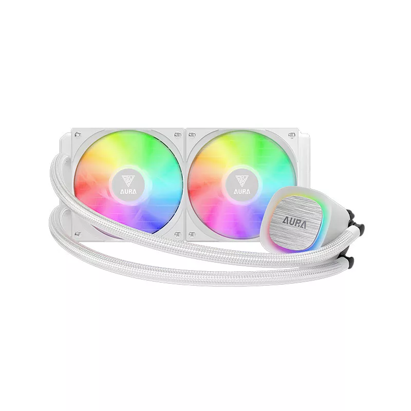 سیستم خنک کننده آبی گیم دیاس مدل AURA GL240 V2 WH