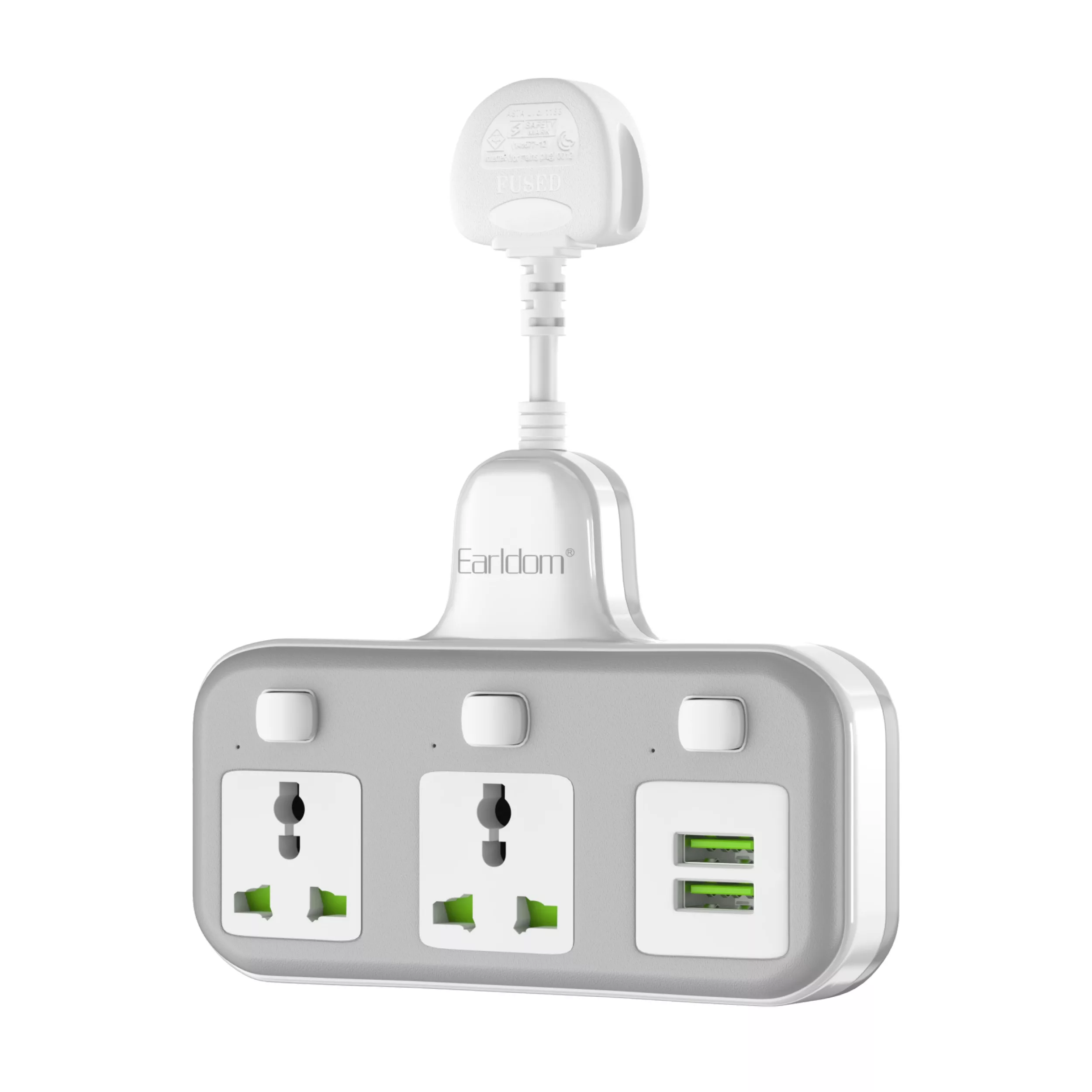 چندراهی برق ارلدام مدل POWER SOCKET SC08