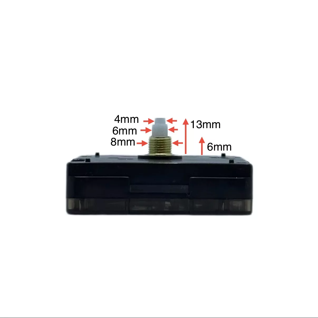موتور ساعت دیواری کامار مدل شفت کوتاه ارام گرد کد CR13mm