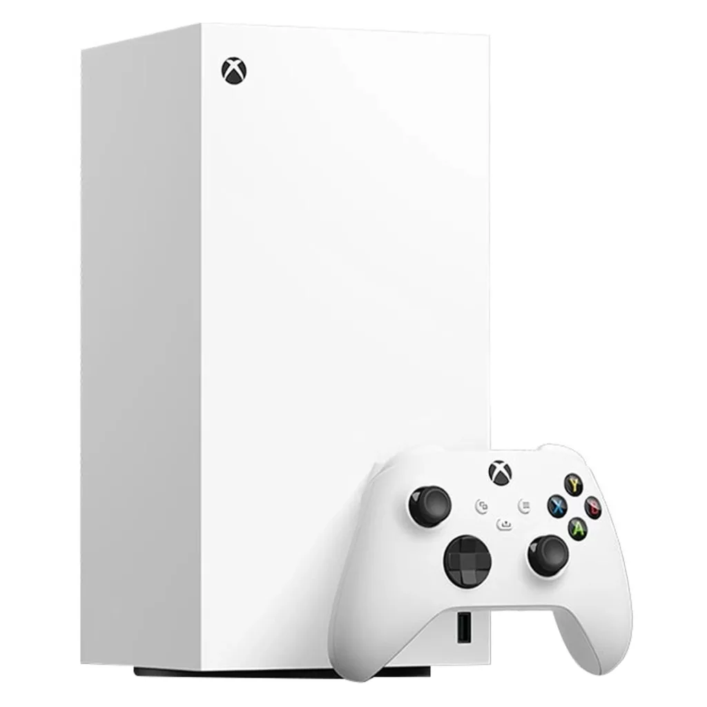 کنسول بازی مایکروسافت مدل Xbox Series X Digital Edition – Robot White ظرفیت 1 ترابایت