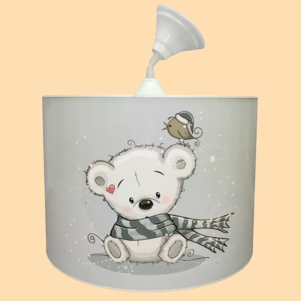 لوستر کودک مدل خرس و شال