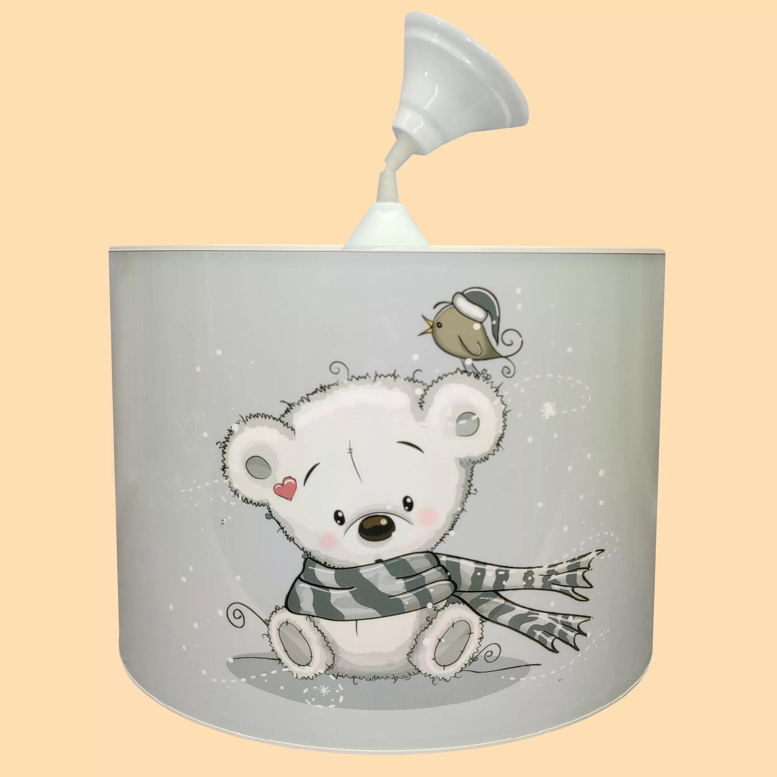 لوستر کودک مدل خرس و شال