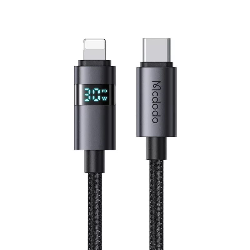 کابل تبدیل USB-C به لایتنینگ مک دودو مدل CA-6570 طول 1.2 متر.