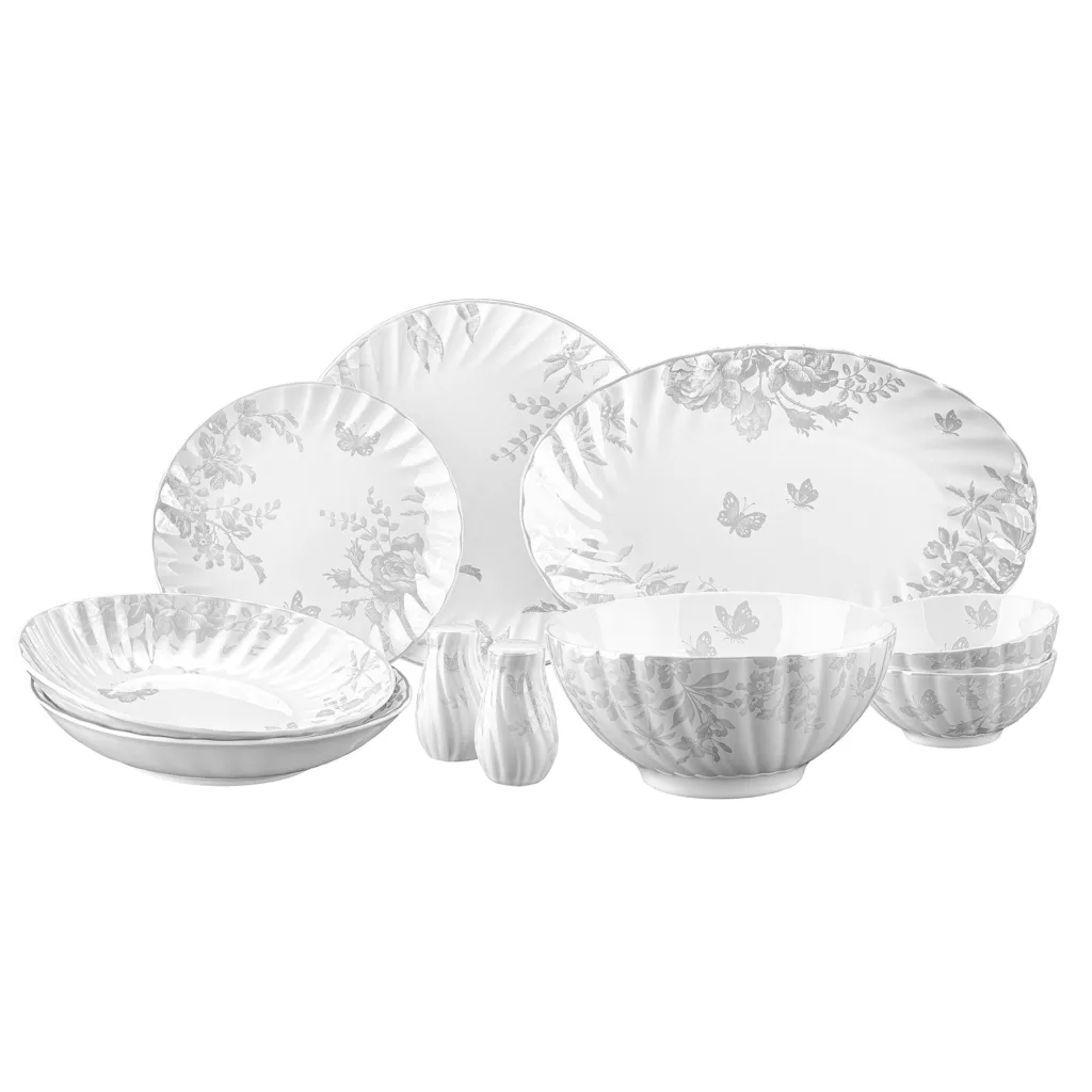 سرویس غذاخوری 28 پارچه 6 نفر گلد کیش مدل الینا