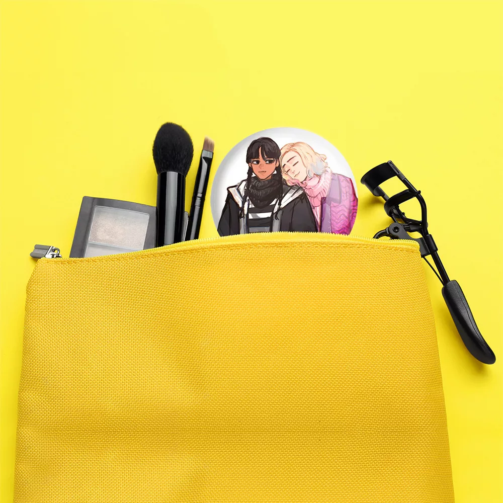 آینه جیبی خندالو مدل سریال ونزدی Wednesday کد 25197