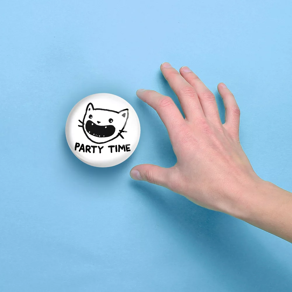 آینه جیبی خندالو مدل گربه خوشحال کد 29295