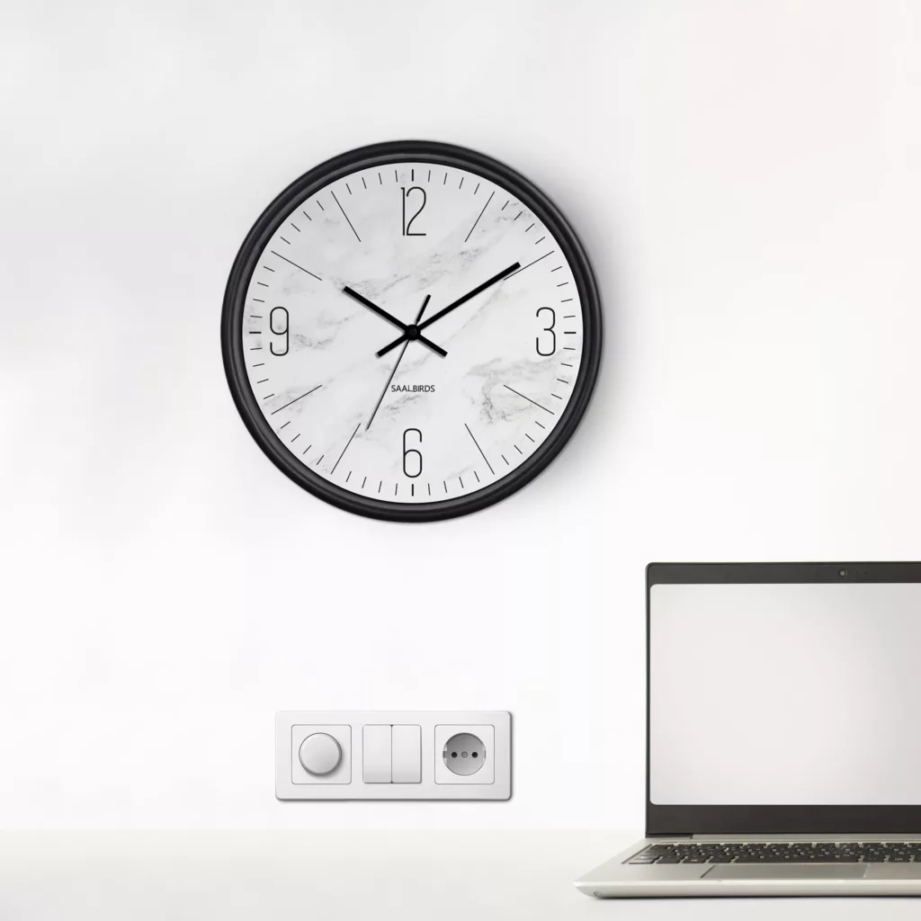 ساعت دیواری سال بردز طرح ماربل مدل CW-318