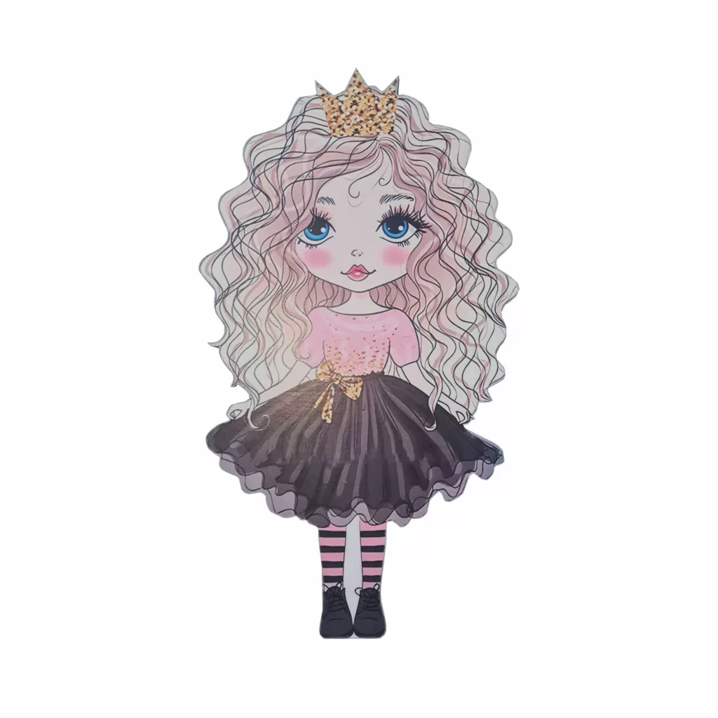 چراغ خواب اتاق کودک مدل دختر مو فرفری