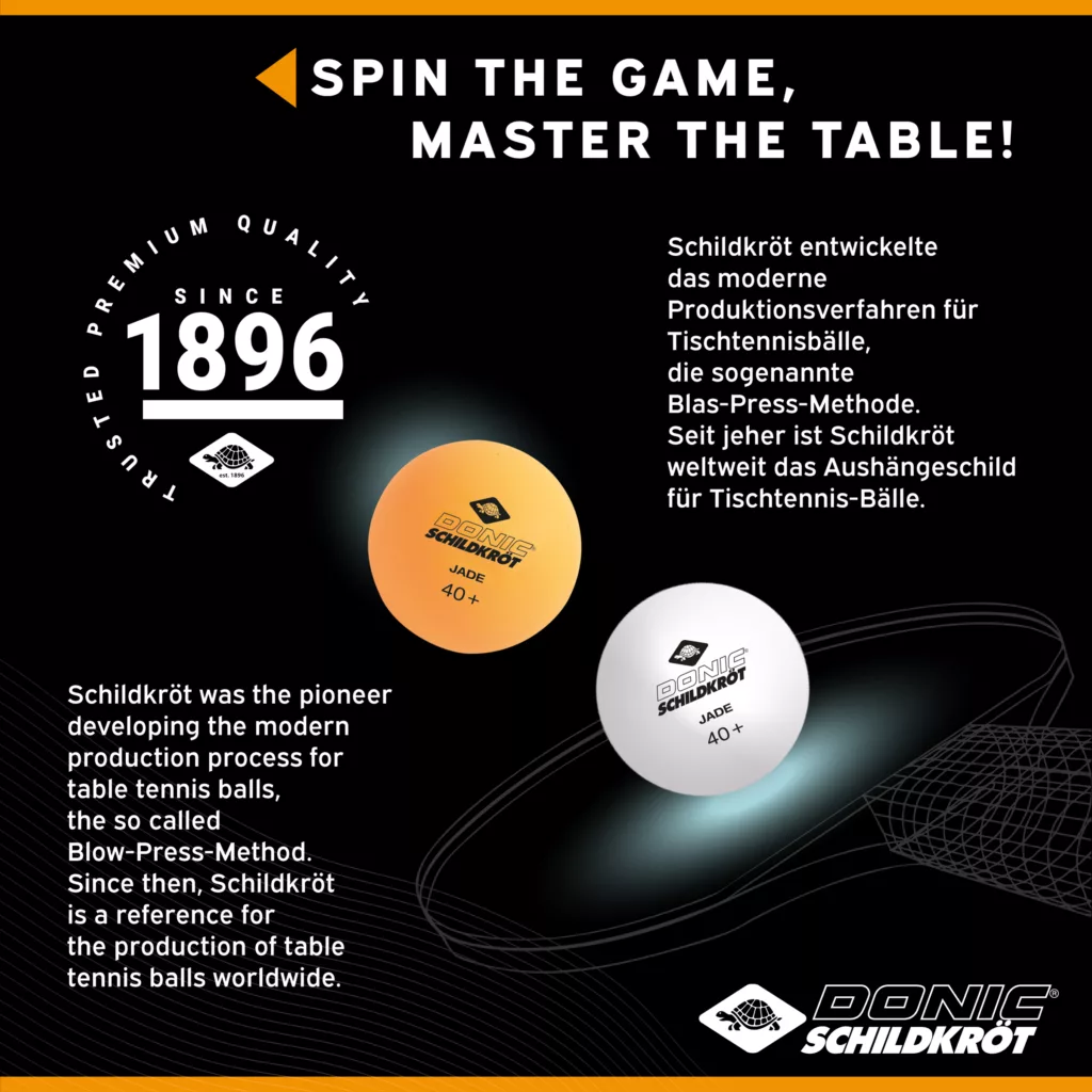توپ پینگ پنگ دانیک شیلدکروت مدل Jade بسته 6 عددی