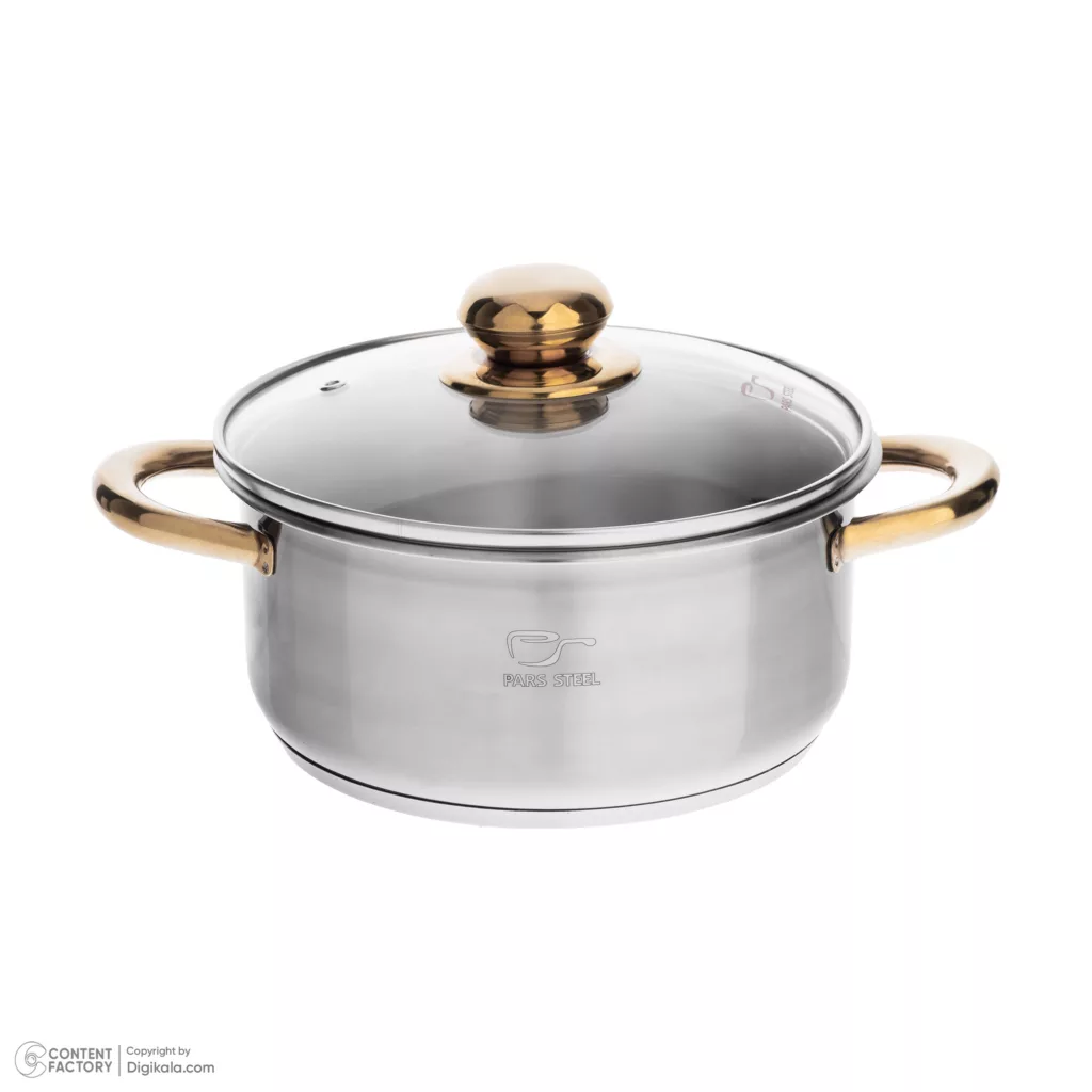 سرویس پخت و پز 8 پارچه پارس استیل مدل 001