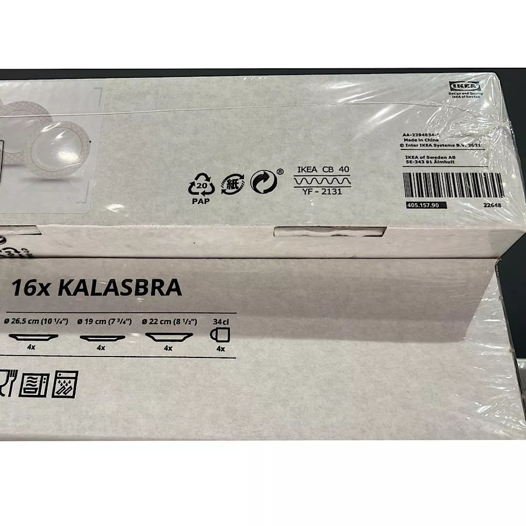 سرویس غذاخوری 16 پارچه ایکیا مدل KALASBRA